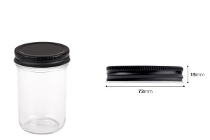 Bouchon en métal noir pour bocaux 472-2--εικόνα_διαστάσεις