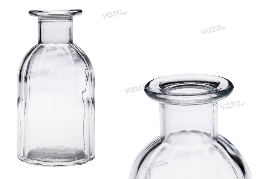 Γυάλινο διακοσμητικό μπουκάλι 300 ml κατάλληλο για αρωματικό χώρου