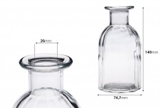 Bottiglia decorativa in vetro da 300 ml adatta per profumare l&#39;ambiente
