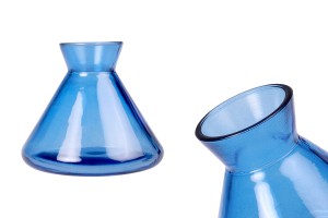 Bottiglia decorativa in vetro blu da 200 ml per profumazione d'ambiente-εικόνα_προϊοντική