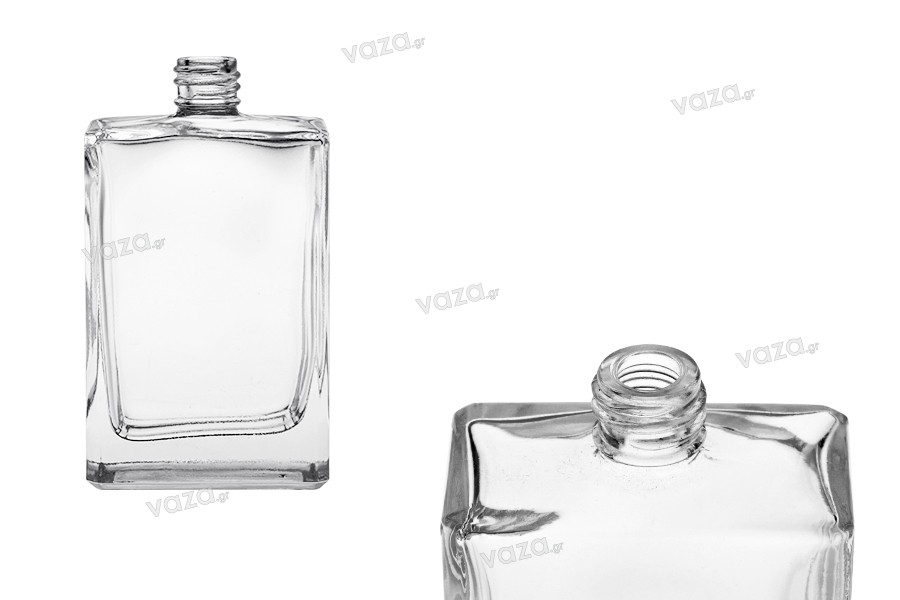 Rechteckige Parfümflasche aus Glas 100 ml (18/415)