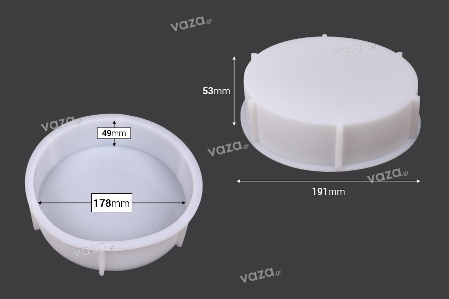 Deep Round Silicone Μοld for Resin