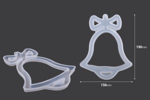Moule en silicone de cloches de Noël-bildabmessungen