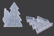 Moule pour sapin de Noël avec bonhomme de neige