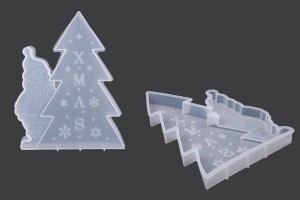 Kardan Adam ile Noel Ağacı Kalıp-1