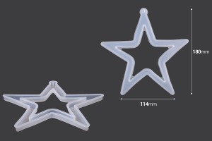 Καλούπι σιλικόνης Αστέρι-εικόνα_διαστάσεις