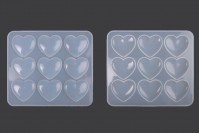 Heart Shaped Silicone Mold 188x165 mm