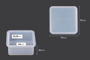 Moules en silicone pour savon DIY et résine époxy (lot de 8 pièces)-εικόνα_διαστάσεις