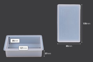 Moules en silicone pour savon DIY et résine époxy (lot de 8 pièces)-εικόνα_σύνθεση