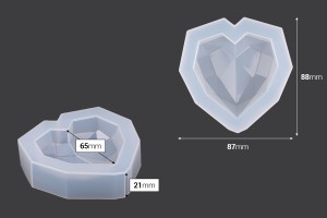 Moule Silicone Coeur 3D 88x87 mm-εικόνα_σύνθεση