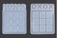Silicone Mold  Tic Tac Toe Board Game