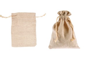 Sac 95x135 mm coton de couleur beige - 50 pcs-εικόνα_προϊοντική