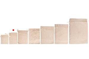 Sac 95x135 mm coton de couleur beige - 50 pcs-εικόνα_σύνθεση