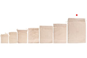 Busta 290x390 mm in cotone colore beige - 25 pz-εικόνα_σύνθεση
