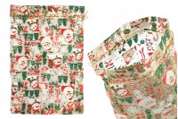 Christmas organza bag 270x370 mm - 25 pcs