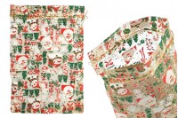 Sachet organza de Noël 270x370 mm - 25 pcs