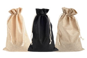 Beutel 195x295mm aus Leinenstoff in verschiedenen Farben mit Kordelzug-εικόνα_σύνθεση