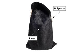 Beutel 195x295mm aus Leinenstoff in verschiedenen Farben mit Kordelzug-εικόνα_σύνθεση