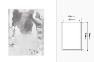 Aluminium-Heißsiegelbeutel 150x200 mm - 100 Stück-εικόνα_διαστάσεις