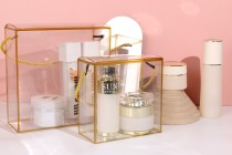 Gift box - bag 140x75x140 mm plastic transparent with string for handle - 12 pcs Gift box - bag 140x75x140 mm plastic transparent with string for handle - 12 pcs