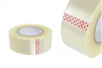 Self-adhesive packing tape transparent with 48 mm width and 200 m length - 6 pcs