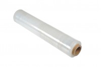 Folie transparentă de ambalare pentru paleți (film extensibil) - Lățime: 500 mm, greutate: 2,5 kg