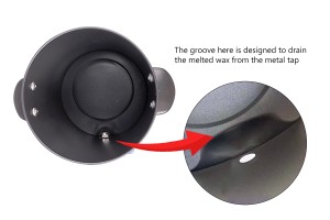 Machine à fondre la cire 6 L - liquéfier avec option chauffage et robinet métallique-εικόνα_σύνθεση