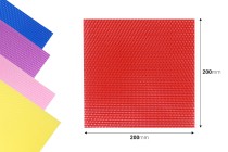 Kit per la creazione di candele in cera d'api - colori assortiti (10 fogli)