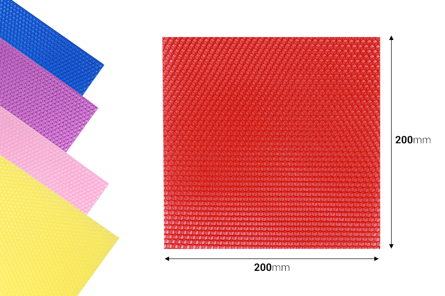 Kit per la creazione di candele in cera d'api - colori assortiti (10 fogli)