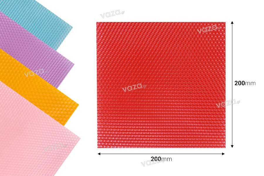 Kit pour créer des bougies - bougies en cire d&#39;abeille de différentes couleurs (5 feuilles)