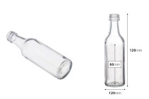 Shishe e vogël 50ml Osta (PP 18) * Shishe e vogël 50ml Osta (PP 18) *-bildabmessungen