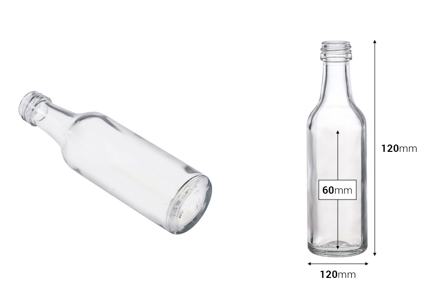 Shishe e vogël 50ml Osta (PP 18) * Shishe e vogël 50ml Osta (PP 18) *-bildabmessungen