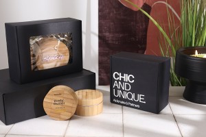 Kuti paketimi prej letre kraft të zezë pa dritare 240x180x70 mm - 20 copë-εικόνα_σύνθεση