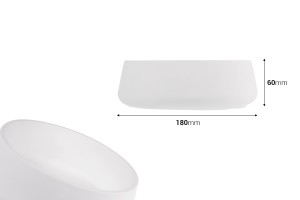 Barattolo in gesso 180x60 mm per decorazione-2