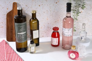 Flasche mit 50 ml Zylinderglas-5
