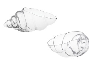 Glasdeko-Muschelvase 300 mm für Kerzen-εικόνα_προϊοντική