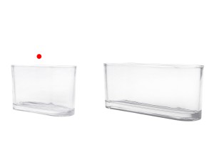 Pot décoratif en verre transparent 200x80x120 mm  pour bougie-εικόνα_σύνθεση