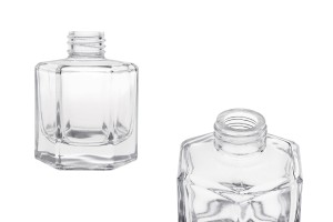 120 ml transparente Glasflasche mit Rattanstäbchen für den Diffusor-εικόνα_προϊοντική