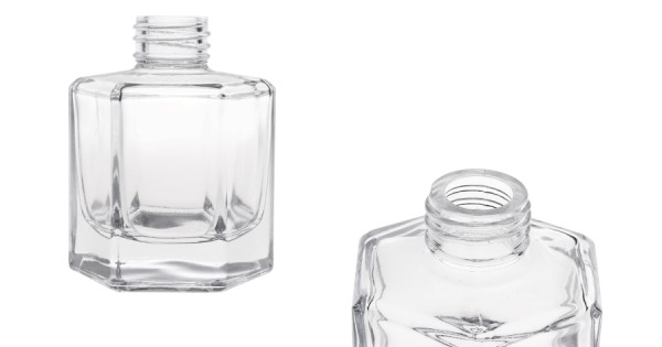 120 ml transparent glass reed diffuser bottle