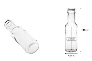 100 ml shishe qelqi transparente-bildabmessungen