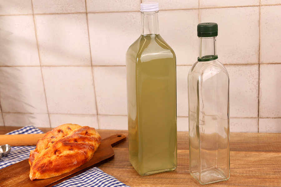 Γυάλινο μπουκάλι 1000 ml διάφανο Marasca με στόμιο PP 31.5 - 20 τμχ