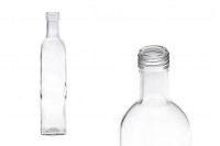 Γυάλινο μπουκάλι 500 ml διάφανο Marasca με στόμιο PP 31.5 - 35 τμχ