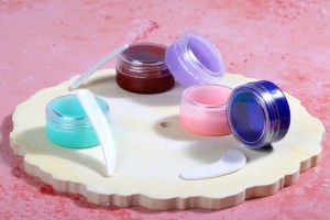 Pot en acrylique de 5 ml avec couvercle transparent de différentes couleurs - 12 pièces-εικόνα_σύνθεση