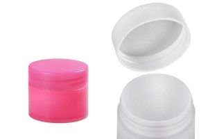 Pot à double fond en plastique de 10ml avec joint intérieur sur le couvercle - 12 pcs-εικόνα_προϊοντική