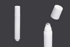 Flacon en plastique à usage cosmétique de 18ml avec pompe à bille et couvercle-εικόνα_προϊοντική