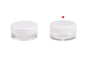 Transparente Acryl- Cremedose mit weißem Deckel 5ml-εικόνα_σύνθεση