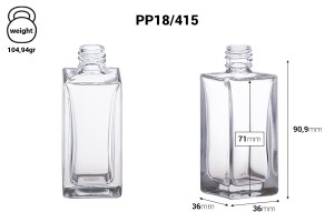 Flacon de parfum carré de 50 ml (18/415)-2