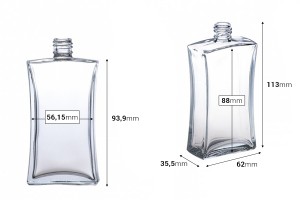 Flacon de parfum rectangulaire de 100 ml (18/415)-2