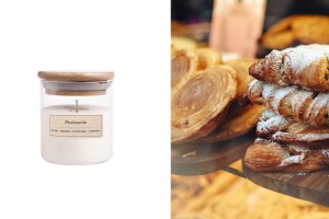 Patisserie Bougie de soja aromatique avec mèche en coton (110gr)-εικόνα_προϊοντική