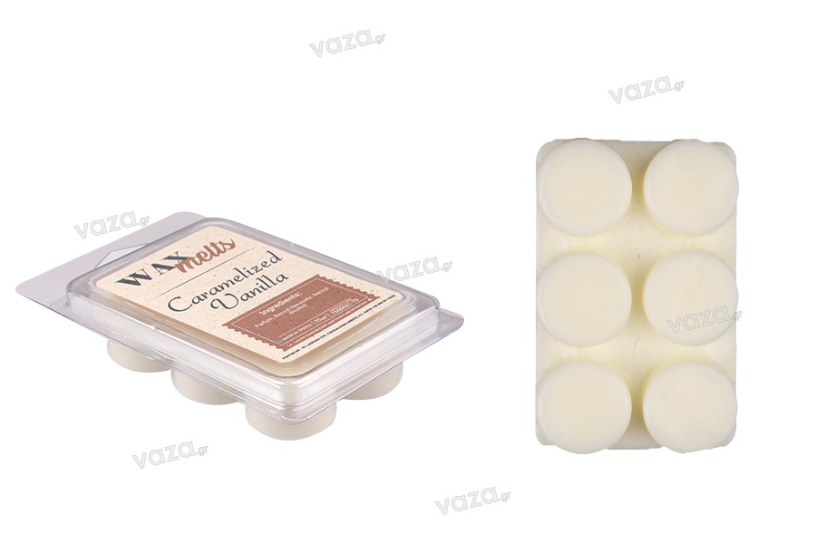Wax melts με άρωμα Caramelized Vanilla (75gr)